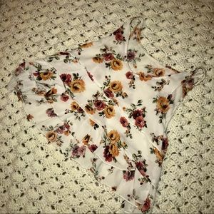 floral crop top